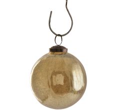 Round Crackel Christmas Hanging